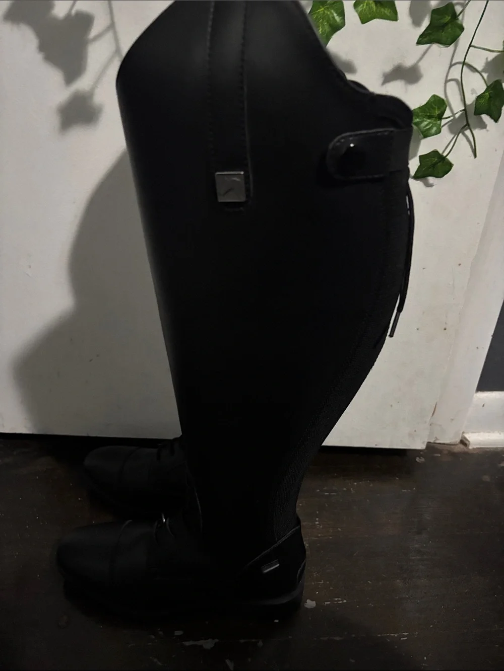 Classic Black Over-the-Knee Riding Boots - Unbranded